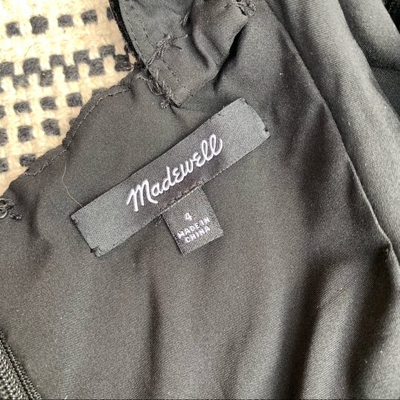 Madewell Black Velvet Cropped Jumpsuit size 4 - Picture 7 of 9